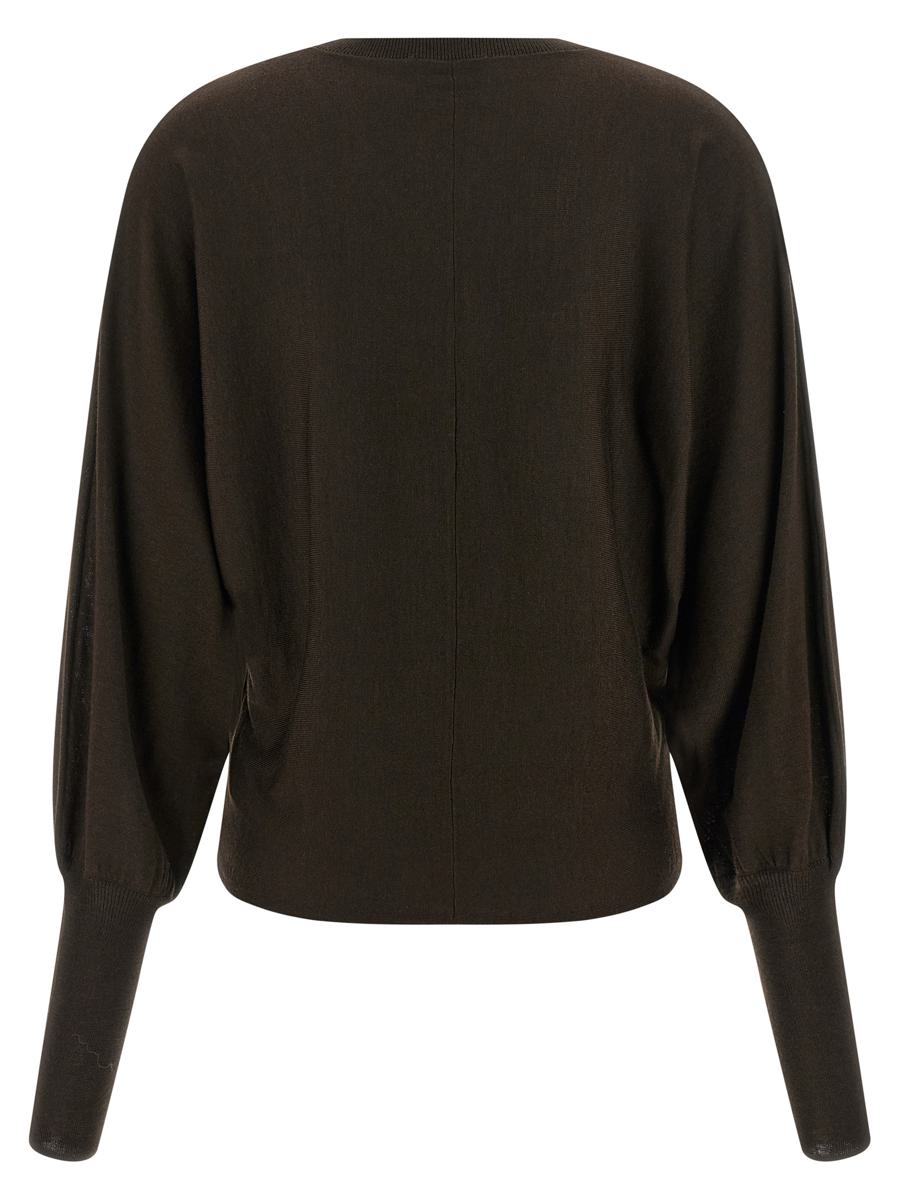 Nackter Wollpullover