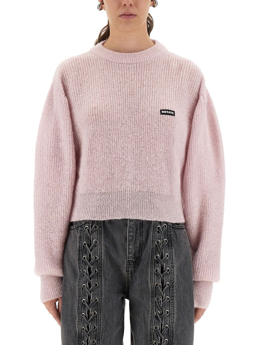 Rotate Birger Christensen Woll-Puffpullover