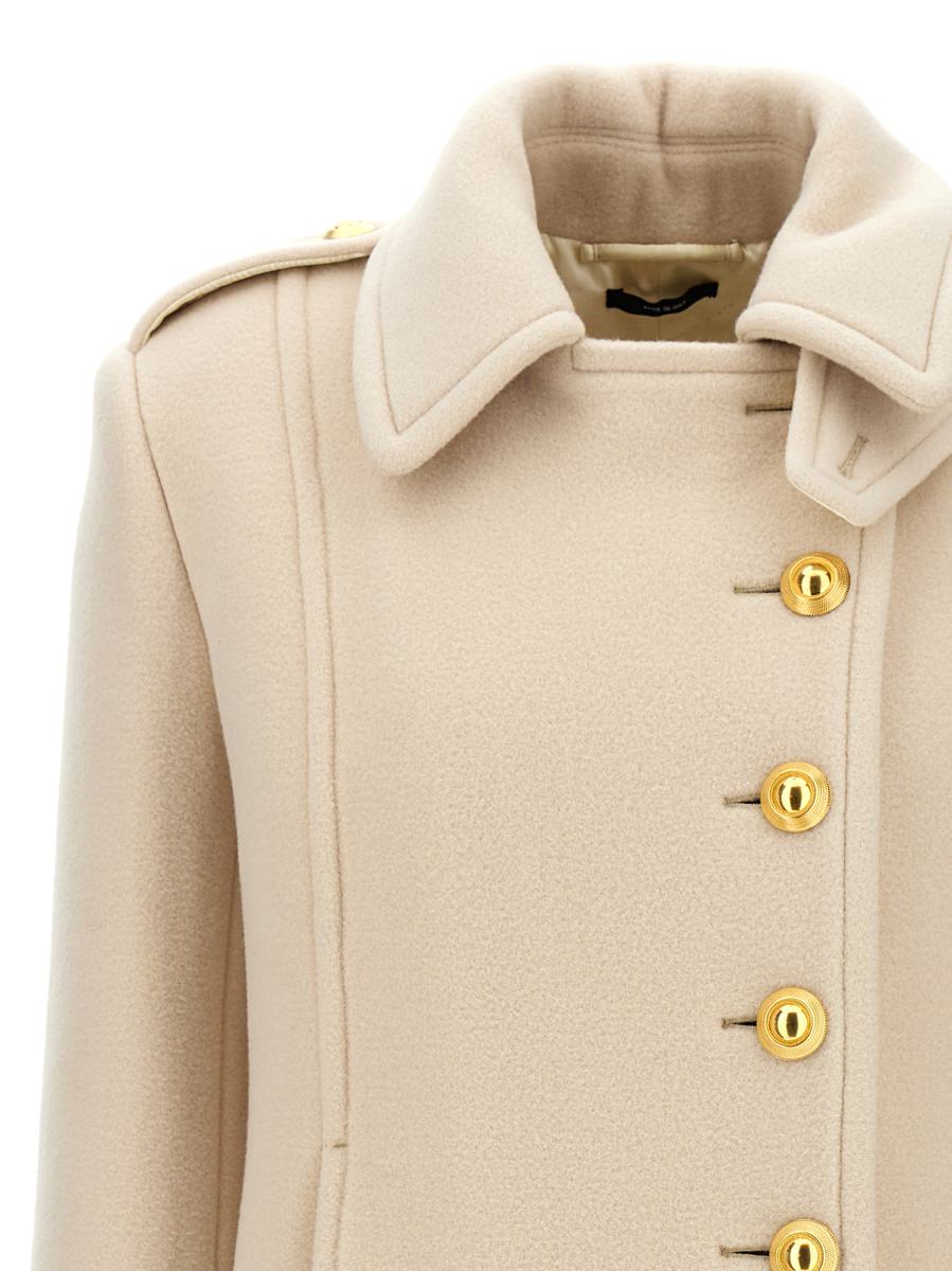 Tom Ford Einreihiger Wollmantel