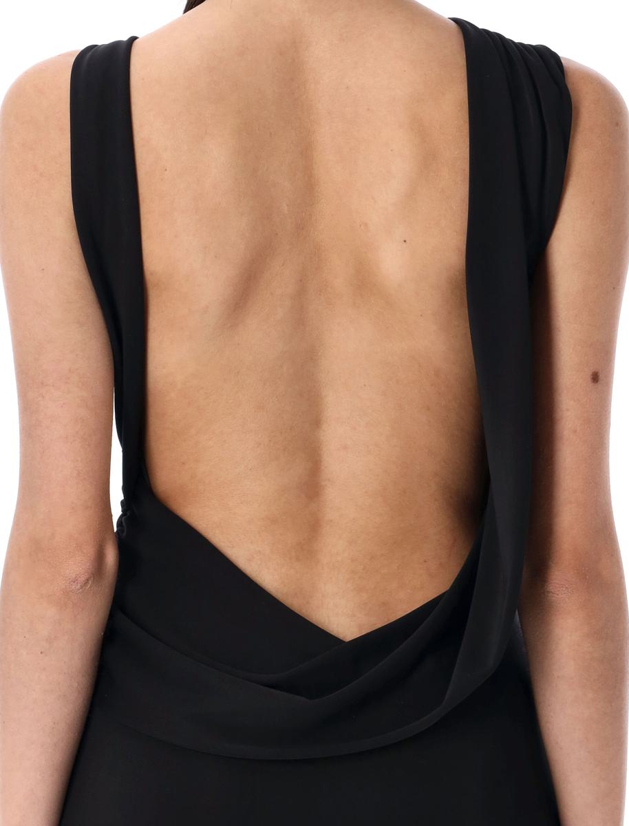 Das drapierte Maxikleid „Andamane Venere“
