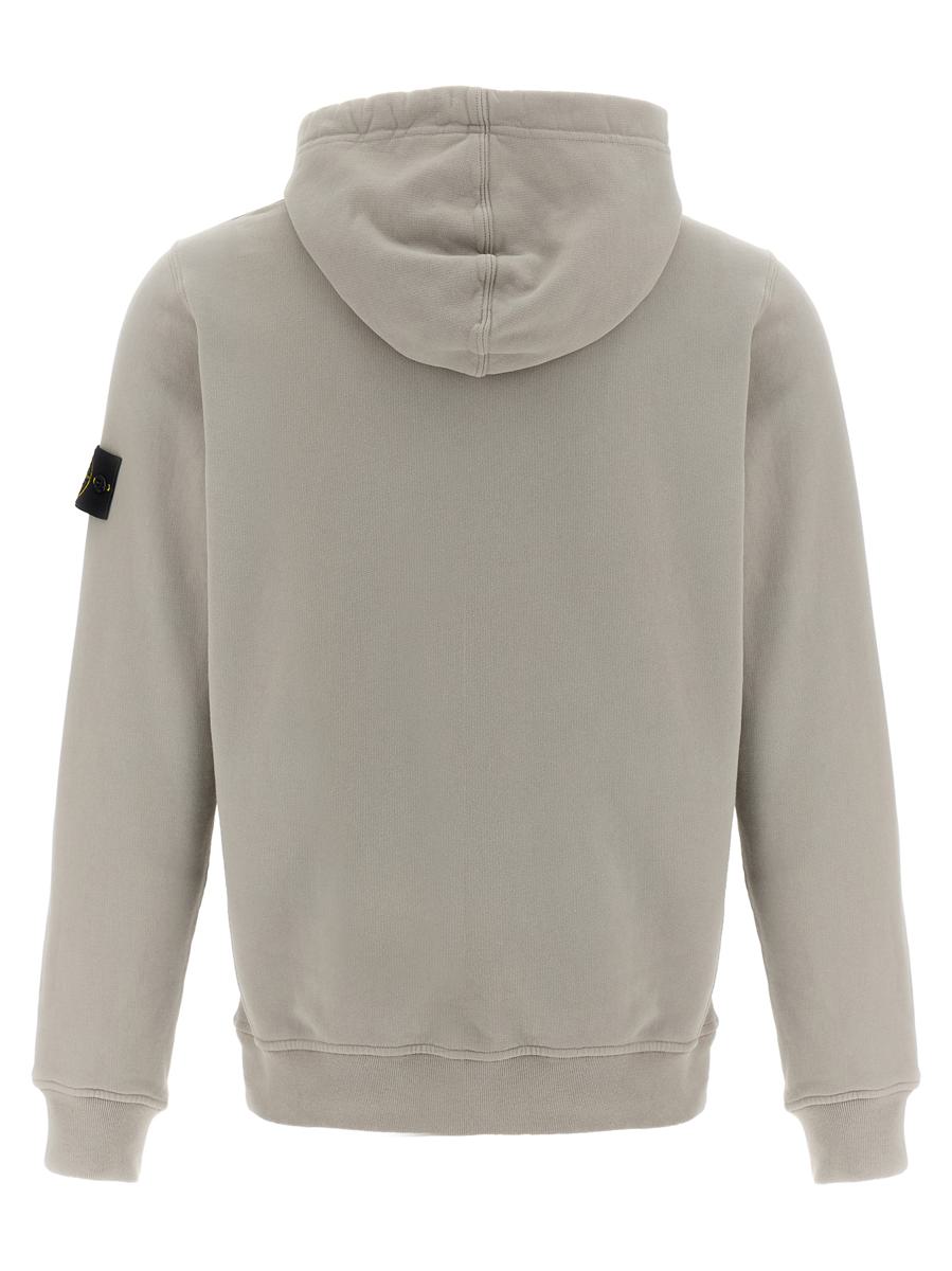 Stone Island Kapuzenpullover mit Logo-Aufnäher