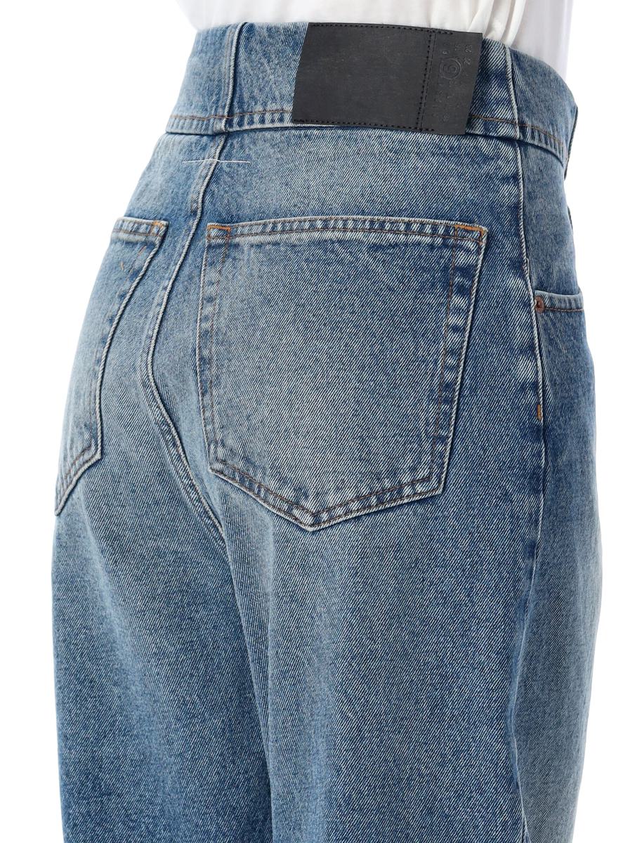 MM6 Maison Margiela – Gerade geschnittene Cropped-Jeans