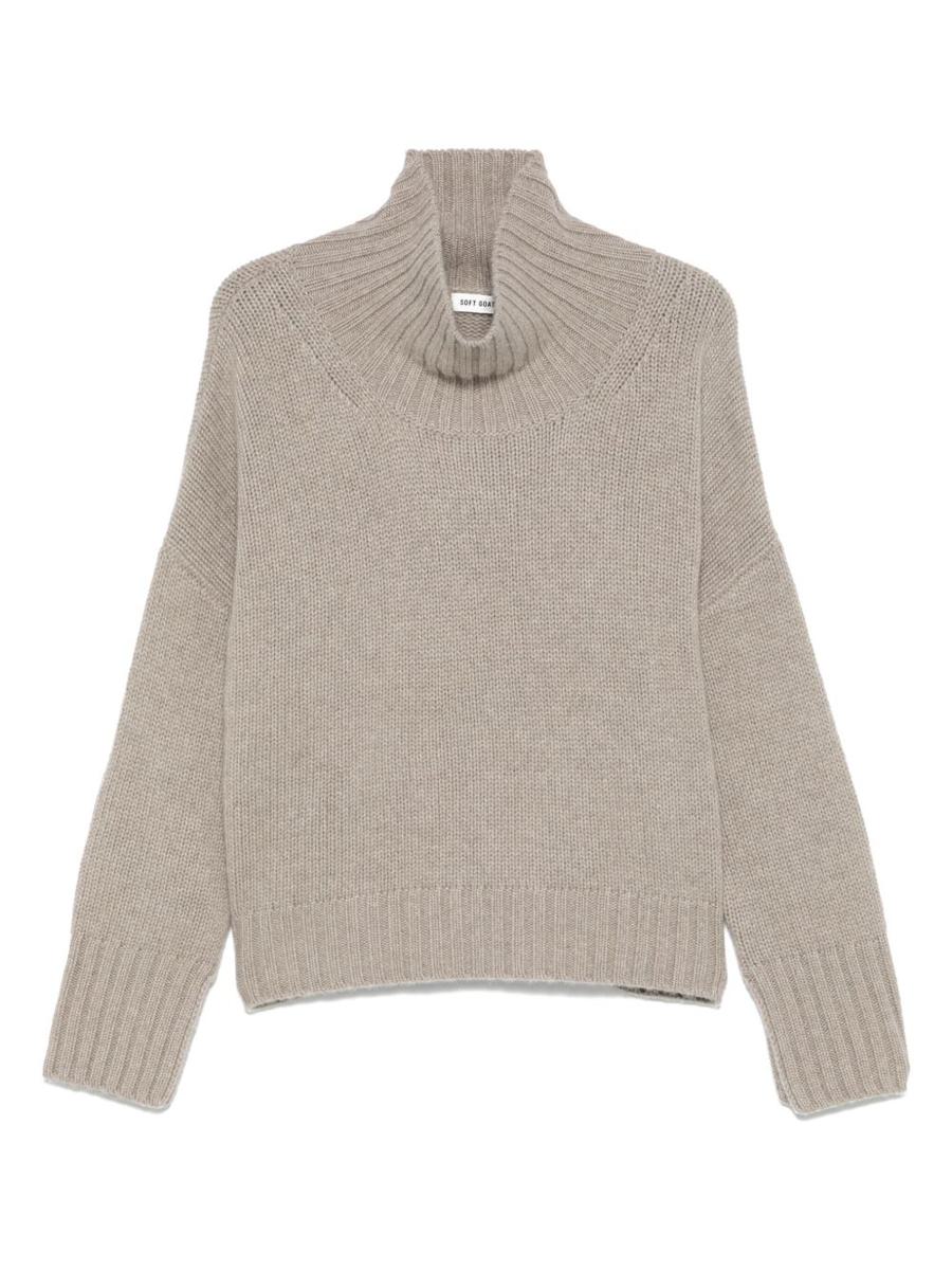Rollkragenpullover aus weichem Ziegenkaschmir im Girlfriend-Stil