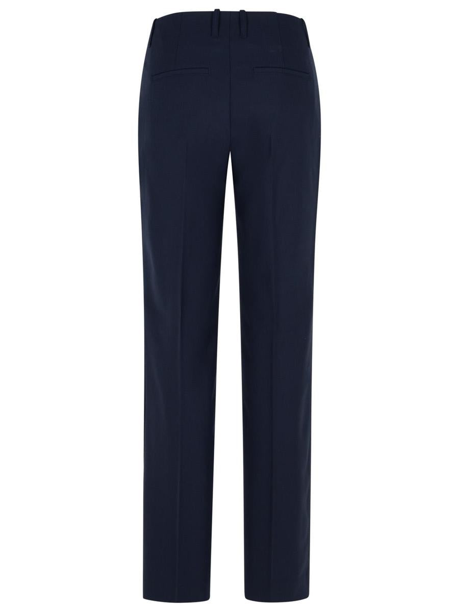 Closed „Sasia“ – Marineblaue Hose aus Polyester-Mischgewebe