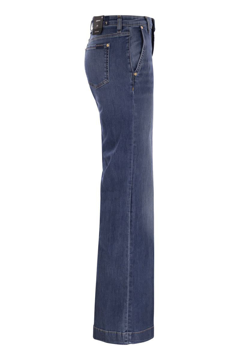 7 For All Mankind Modern Dojo – Hoch taillierte Schlagjeans