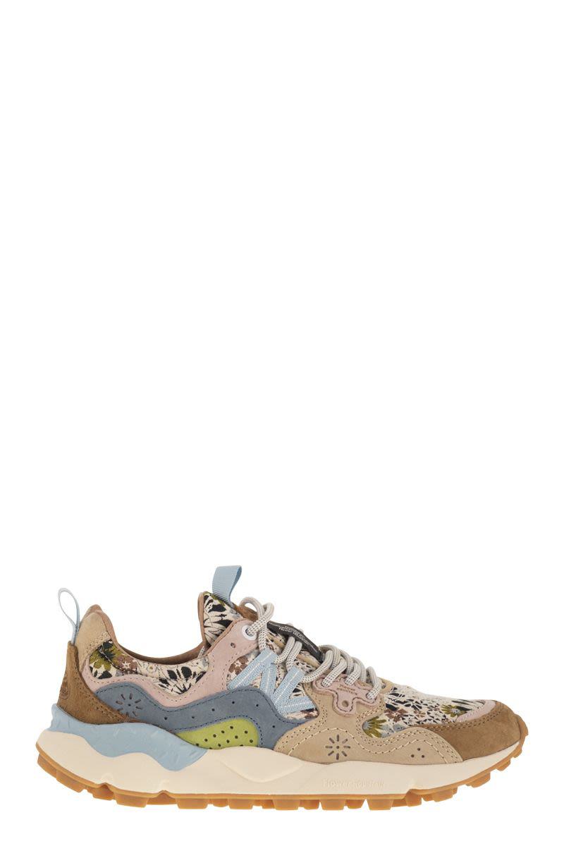 Flower Mountain Yamano 3 - Sneakers aus Wildleder und Funktionsgewebe