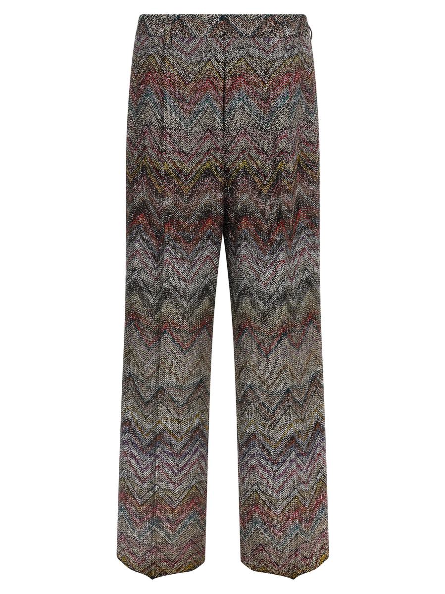 Missoni Zickzack-Paillettenhose