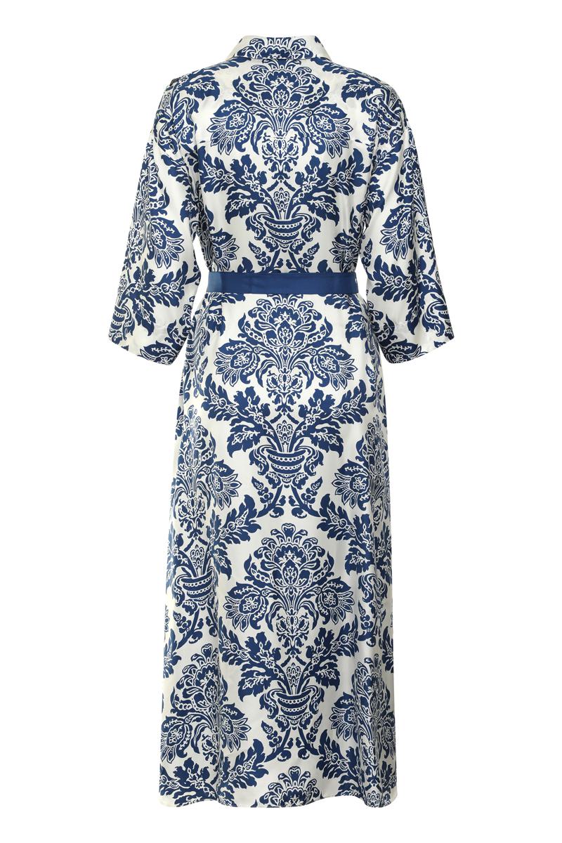 'S Max Mara Camelia Bedrucktes Seidenhemdkleid