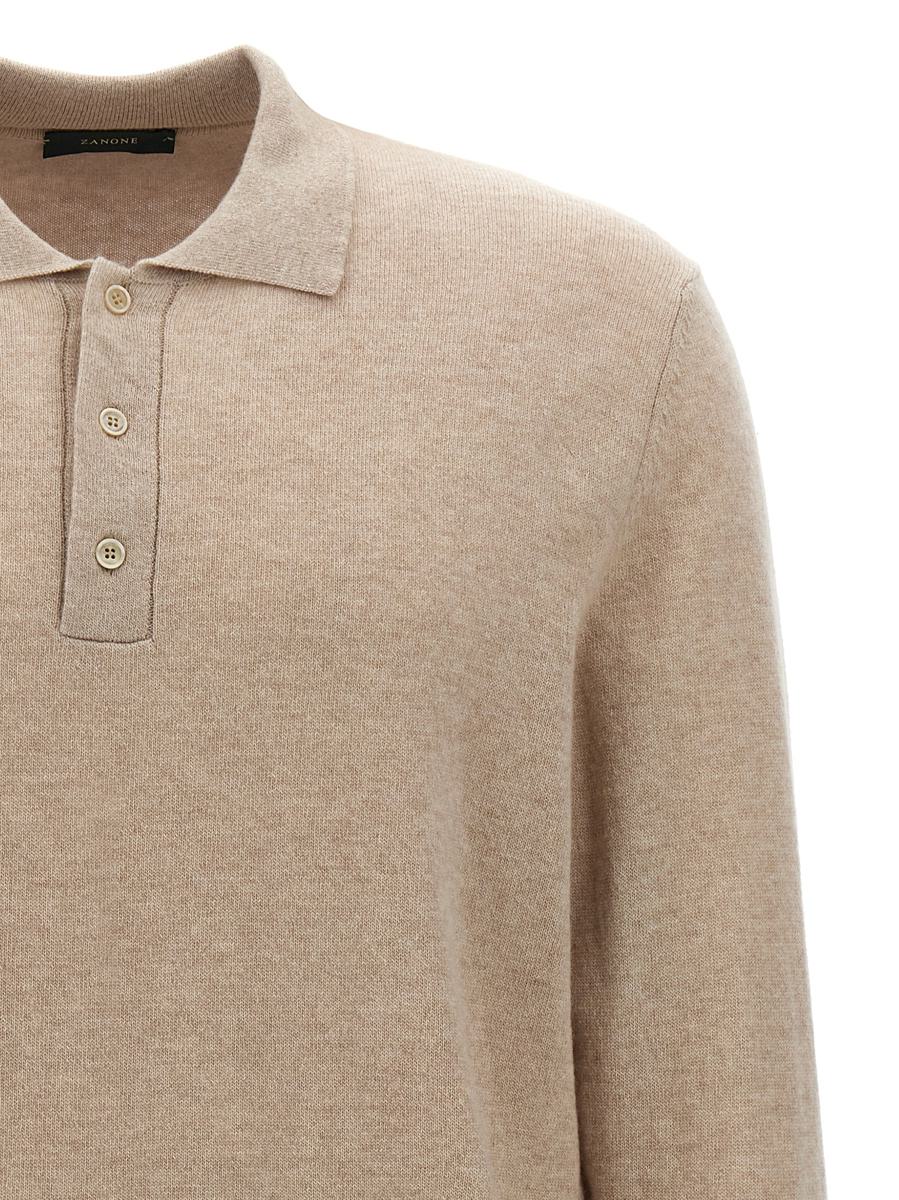 Zanone Poloshirt aus Kaschmirwolle