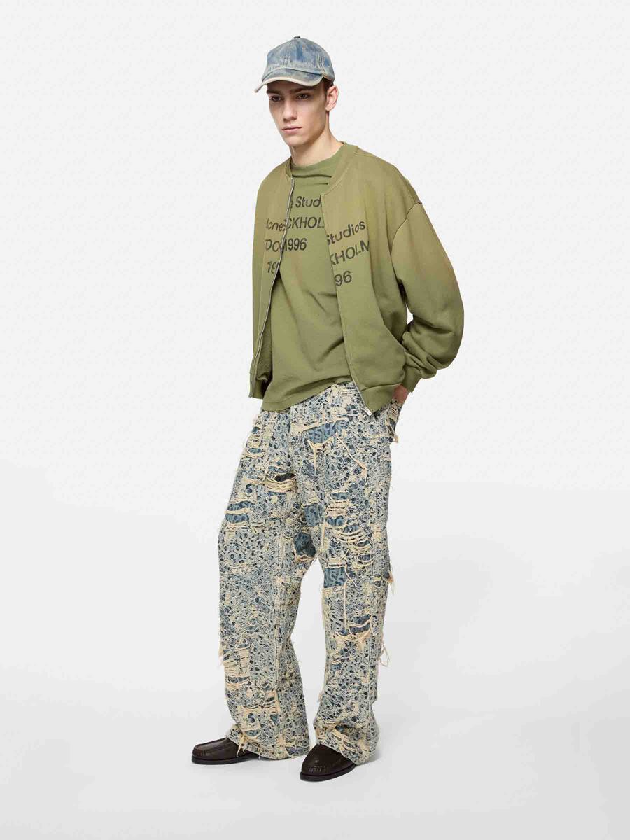 Acne Studios Sweatshirt mit Reißverschluss