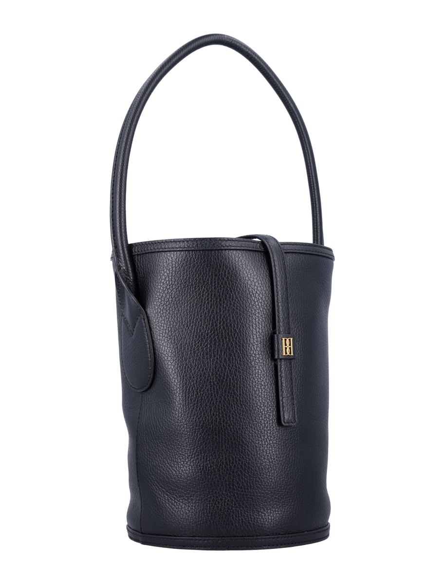 By Malene Birger – Marylle – Kleine Beuteltasche aus genarbtem Leder