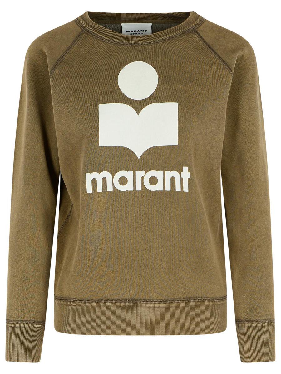 Isabel Marant Étoile Braunes Sweatshirt aus Baumwollmischung