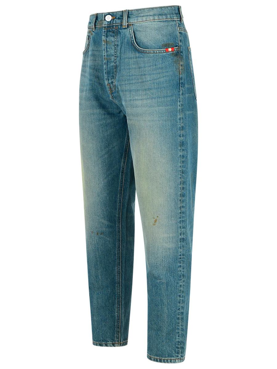 Amish Hellblaue Baumwolljeans