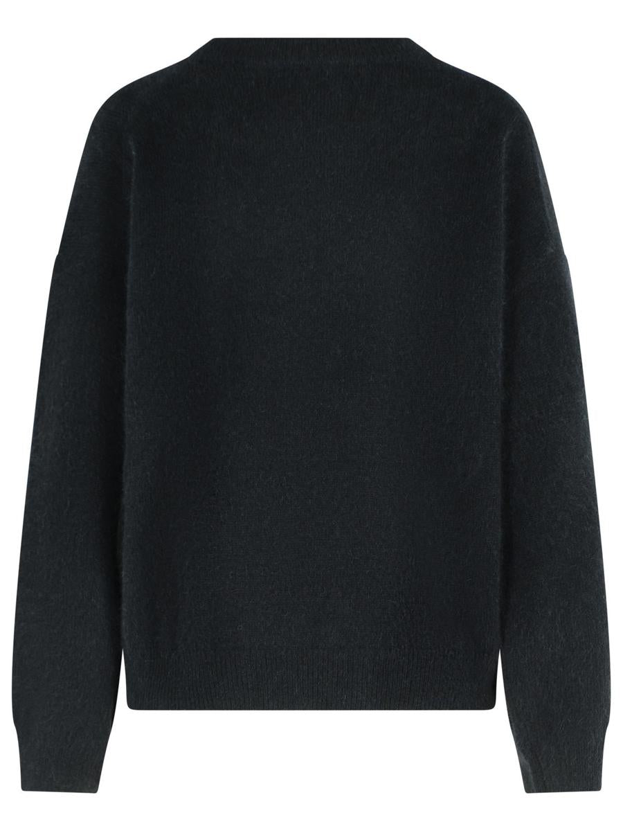 Schwarzer Pullover aus Wollmischung von Loulou Studio