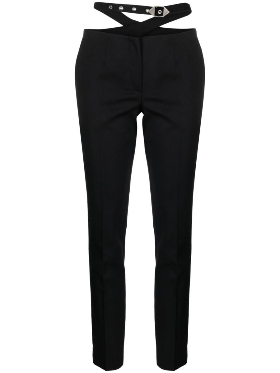 The Attico Wollhose mit Taillenriemen