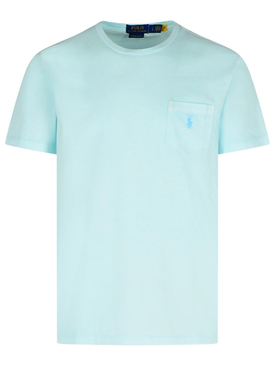 Polo Ralph Lauren – Hellblaues Baumwoll-T-Shirt