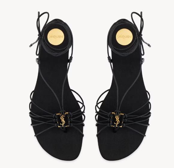Saint Laurent Flache Schuhe