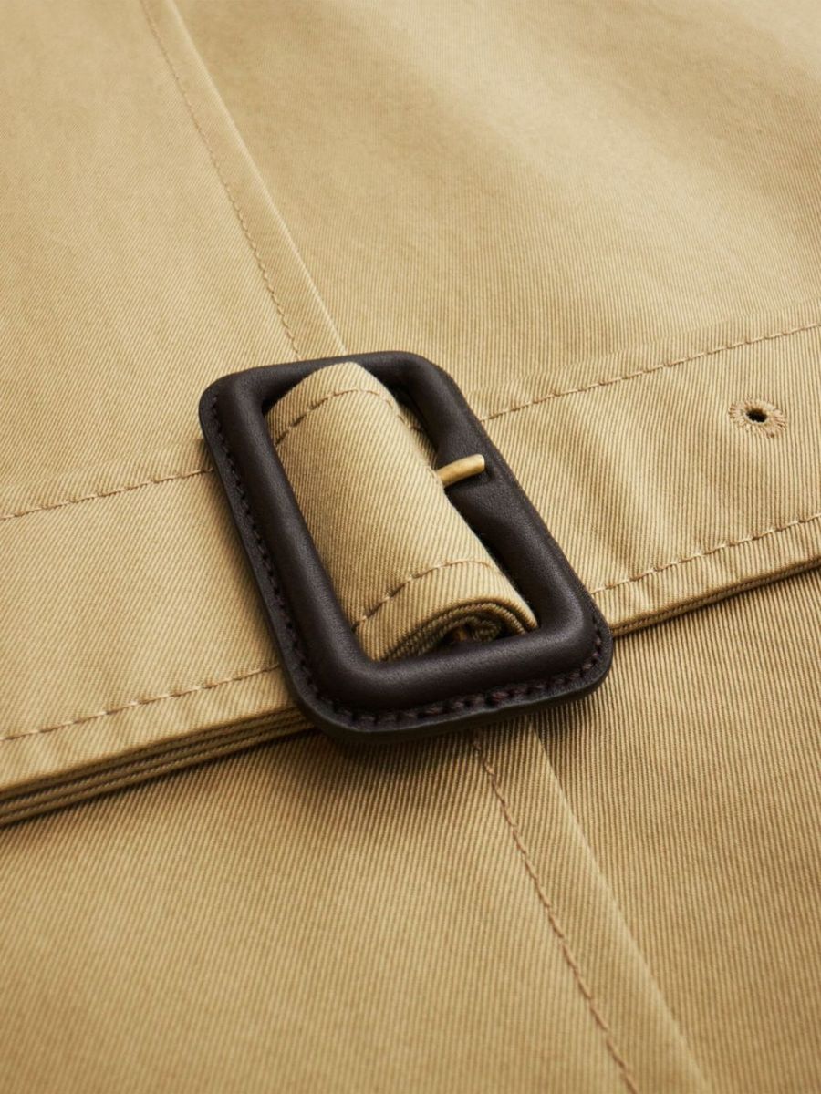 Burberry – Trenchcoat aus Baumwollmischung in Beige