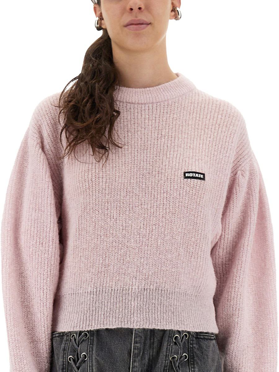 Rotate Birger Christensen Woll-Puffpullover