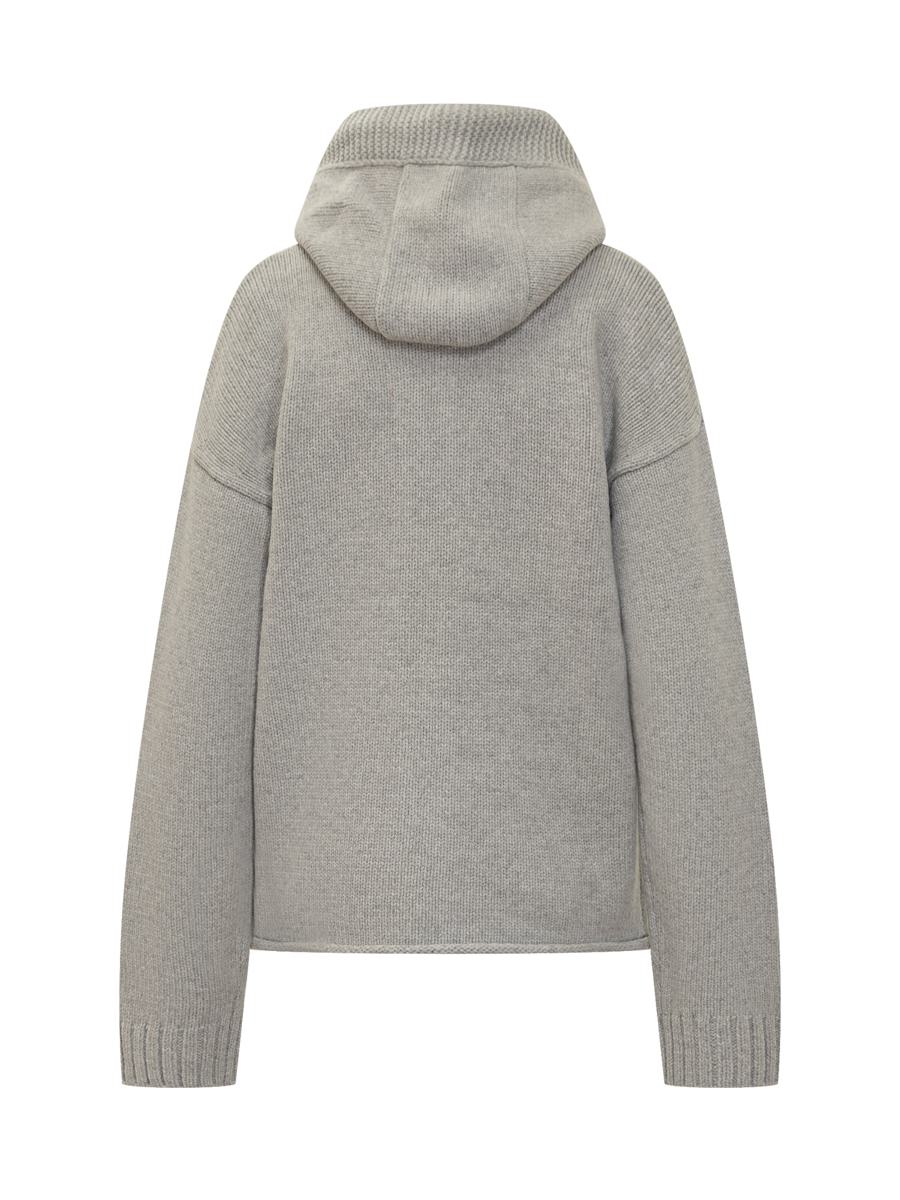 JW Anderson JW Sweatshirt. Anderson mit Kapuze und gesticktem Logo