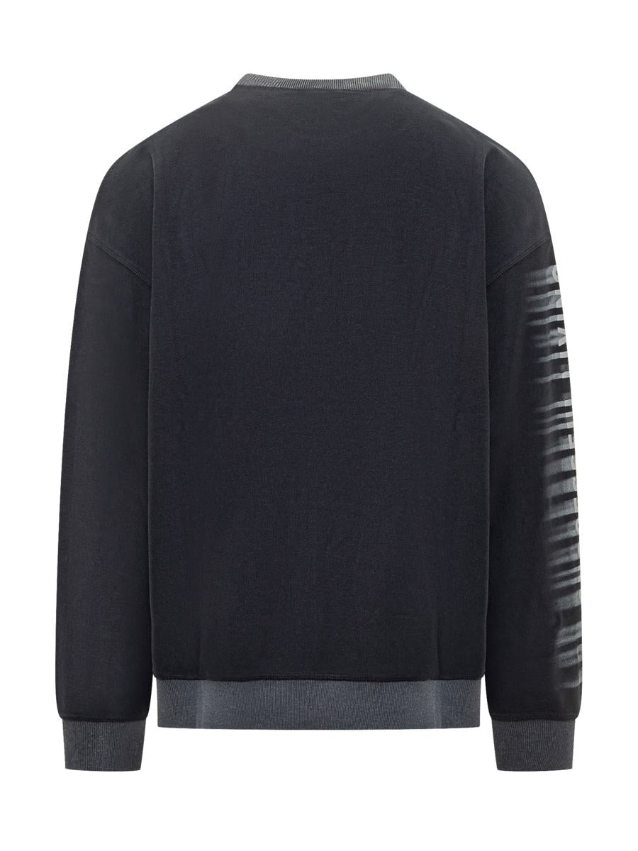 Diesel – Sweatshirt mit Rundhalsausschnitt und Diesel-Logo-Print