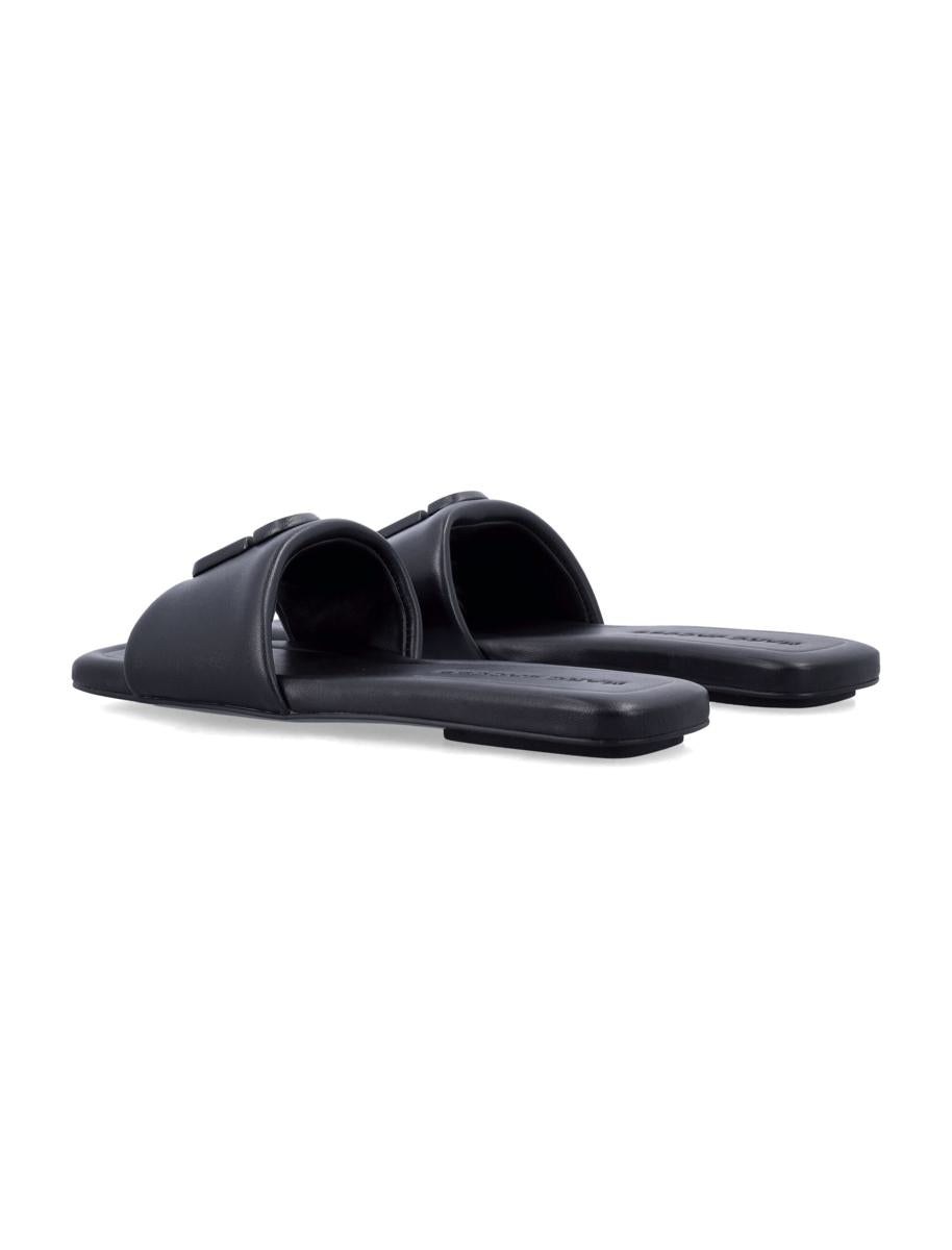 Marc Jacobs – Flache Ledersandale „The J Marc“