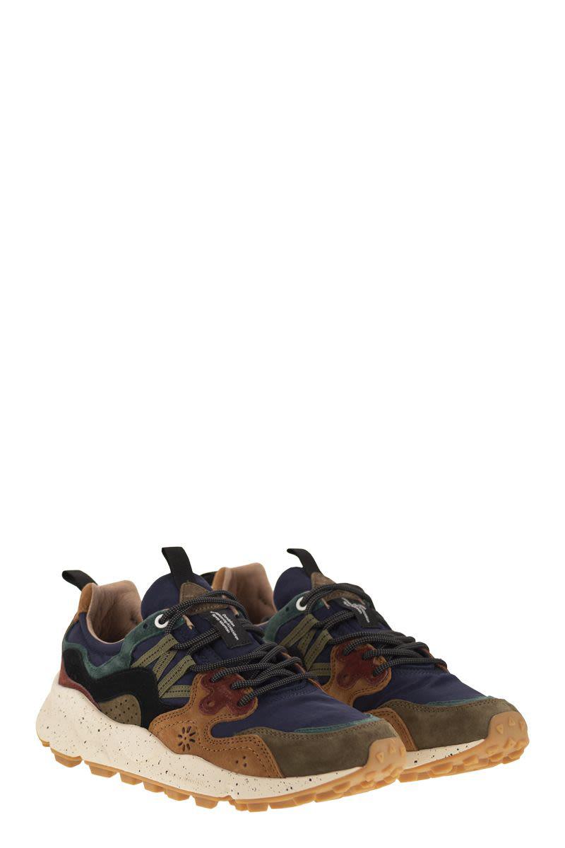 Flower Mountain Yamano 3 - Sneakers aus Wildleder und Funktionsgewebe