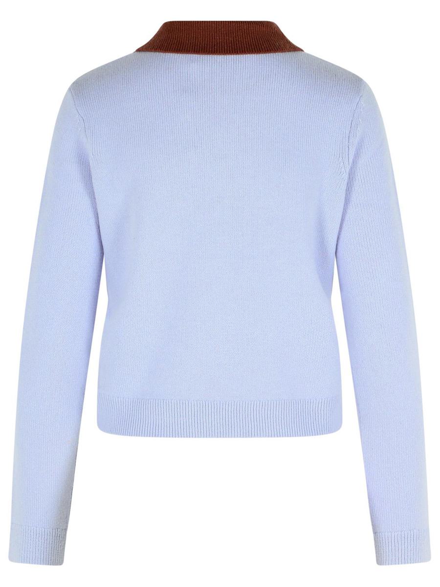 Blauer Pullover aus Wollmischung von Self-Portrait