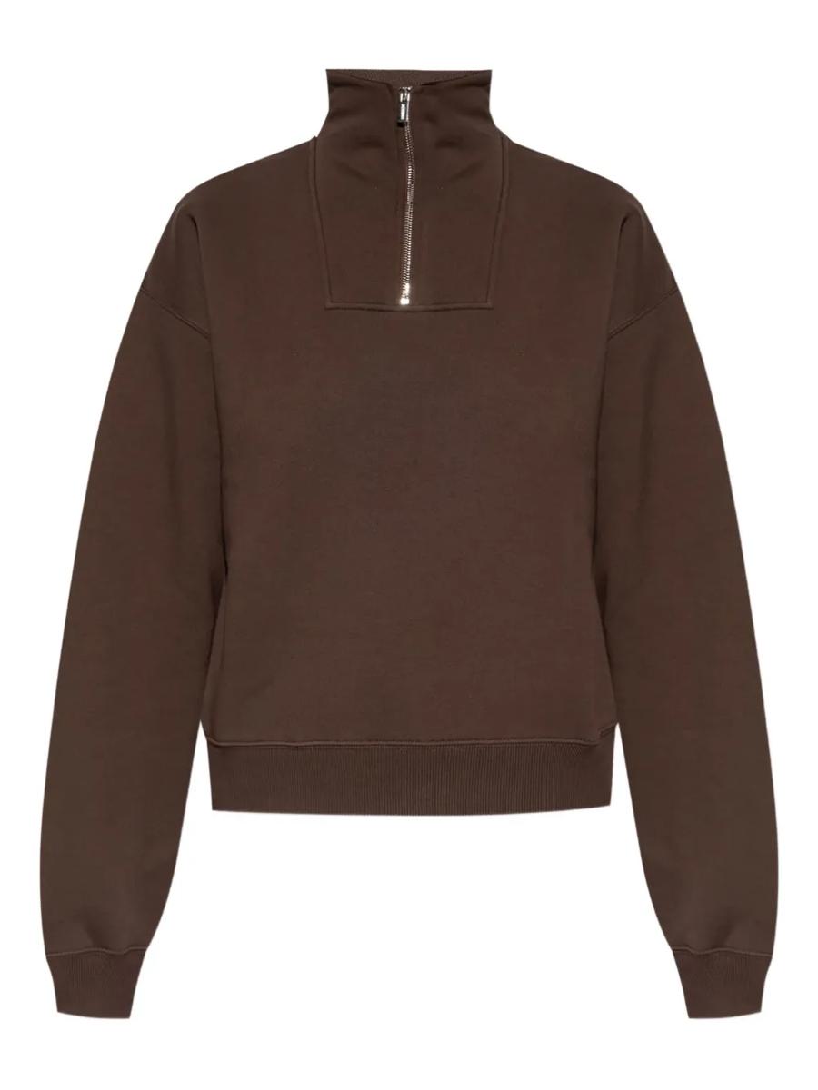 Jacquemus – Sweatshirt mit halbem Reißverschluss