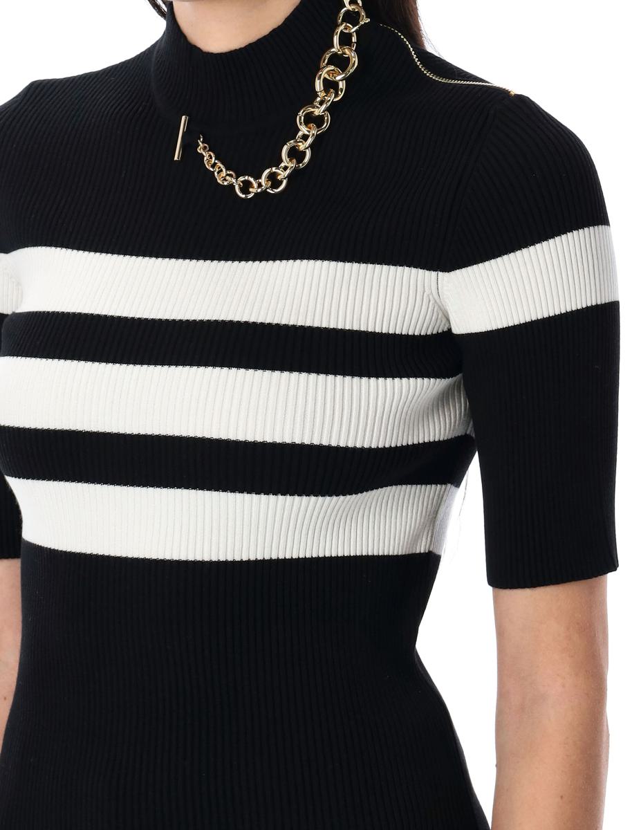 Jean Paul Gaultier Gestreiftes Strickoberteil