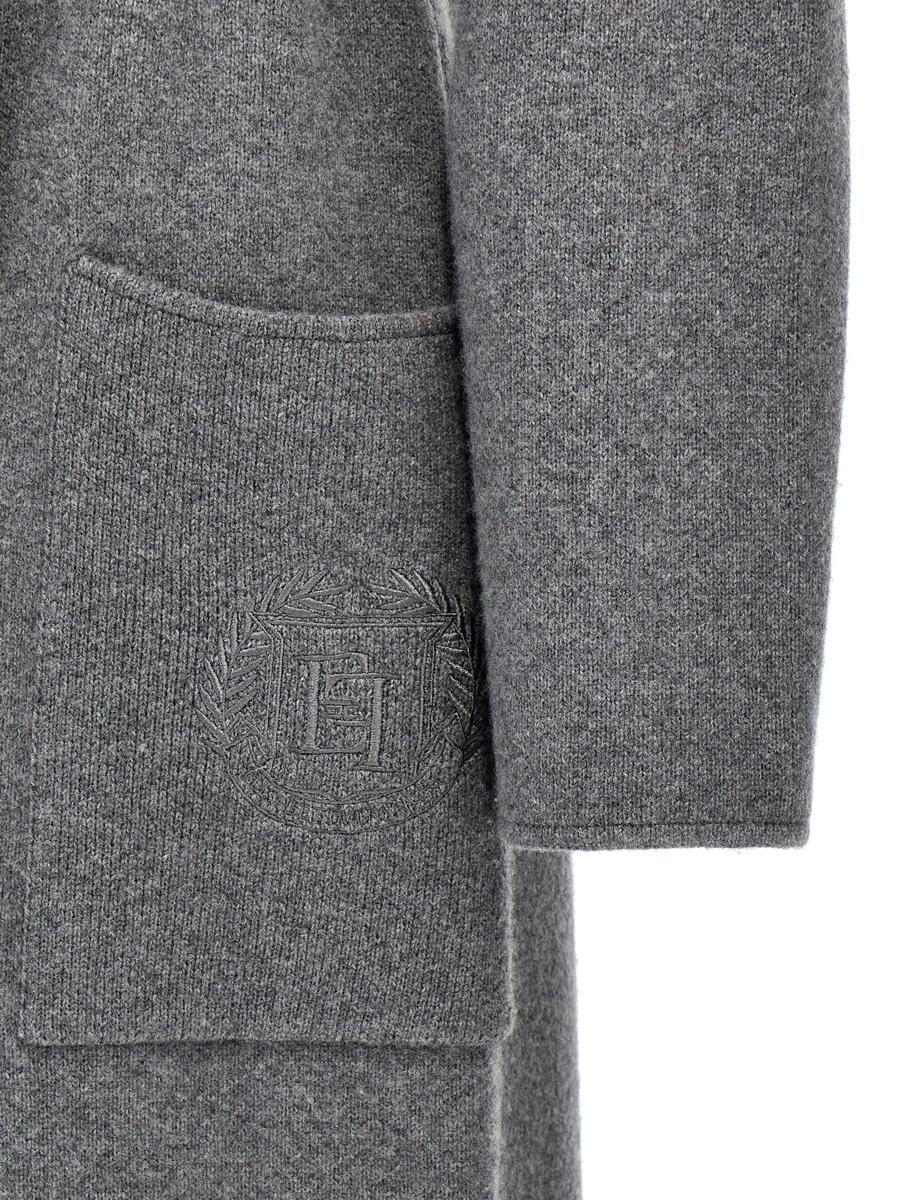 Elisabetta Franchi Zweireihiger Strickmantel