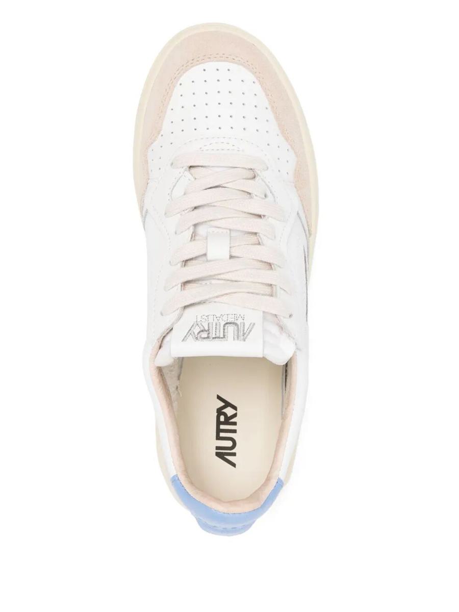 Autry „Medalist Low“ Wildleder-Sneakers