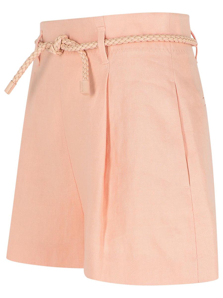 Zimmermann, Rosa Shorts aus Seidenmischung