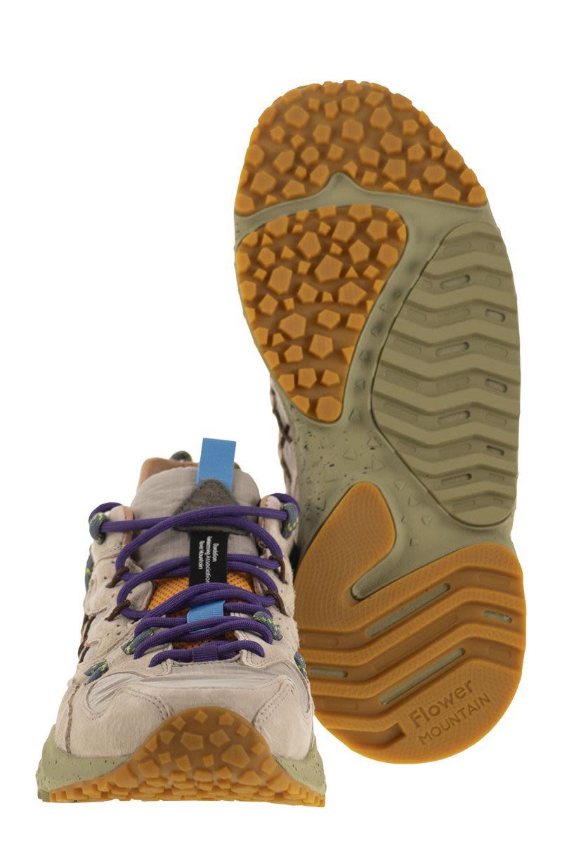 Flower Mountain Yamabushi – Sneakers aus Wildleder und Funktionsgewebe