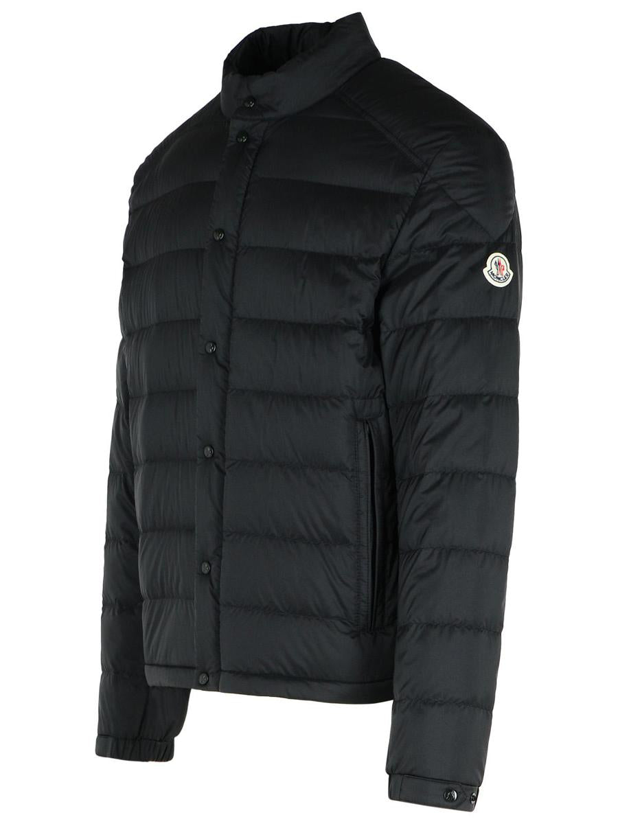 Moncler „Selves“ schwarze Daunenjacke aus Polyamid