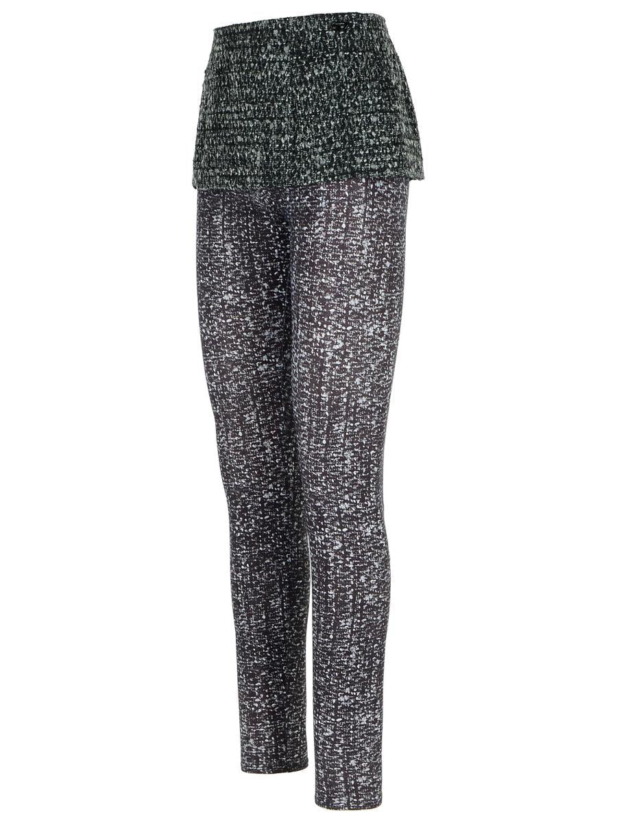 Diesel – Zweifarbige Leggings aus Polyestermischung
