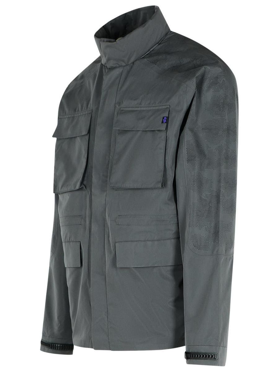 Alpha Industries – Graue Polyesterjacke