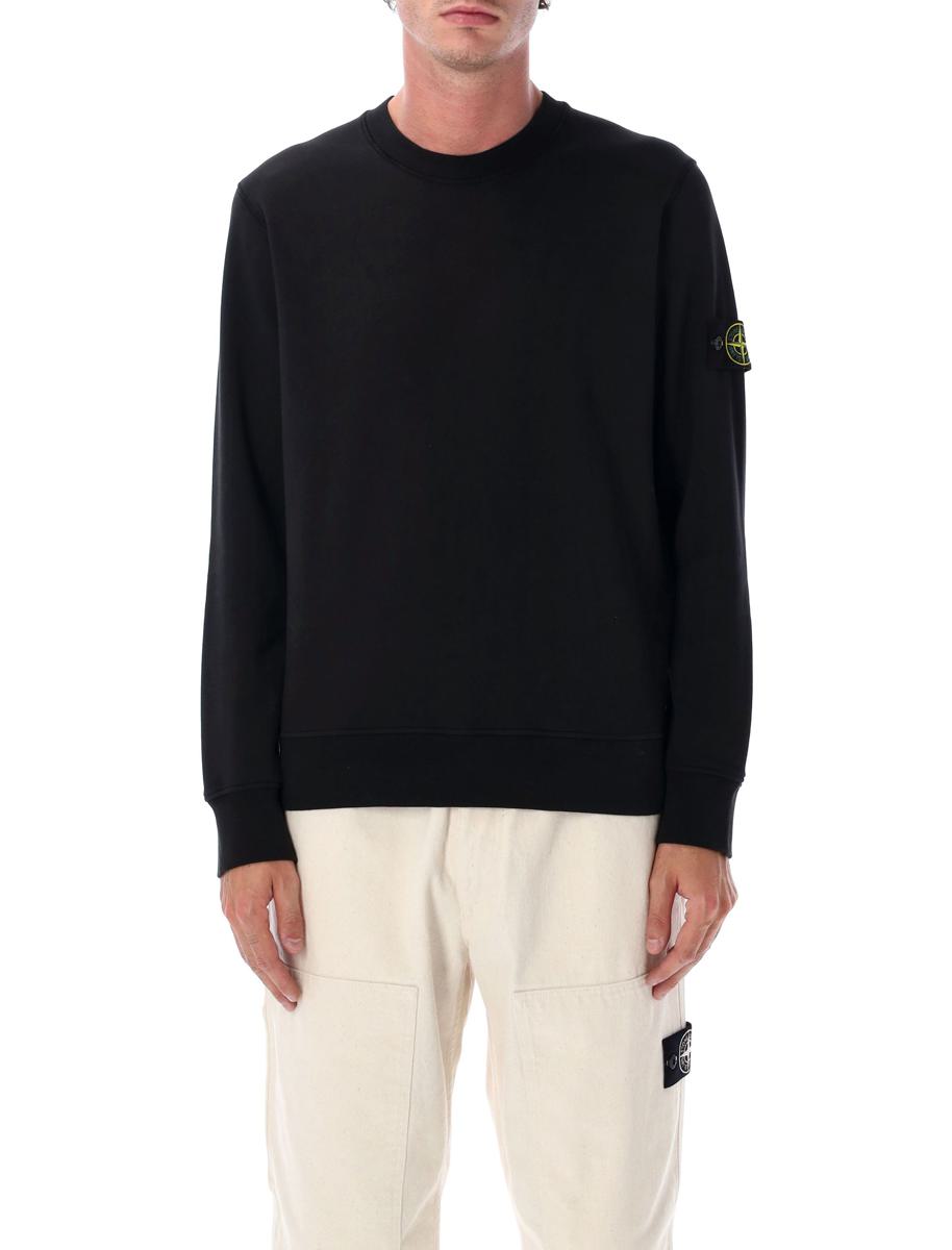 Stone Island Sweatshirt mit Rundhalsausschnitt aus Bio-Baumwolle