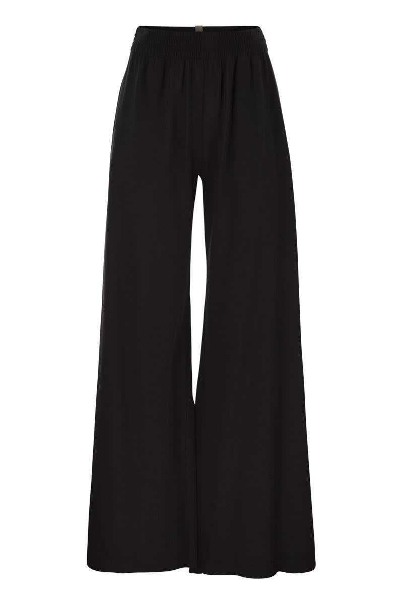 Fabiana Filippi Weite Hose aus Viskose und Wolle