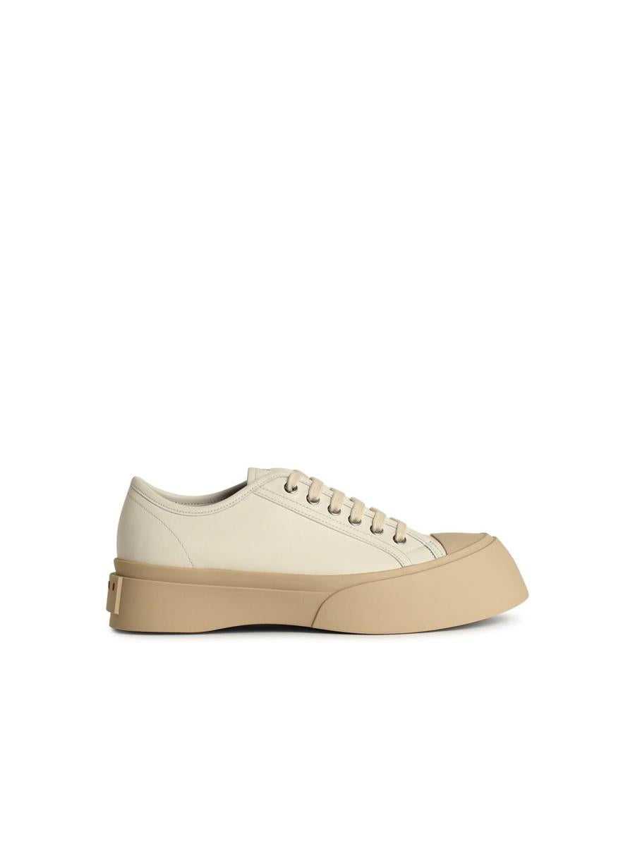 Marni Weiße Ledersneaker