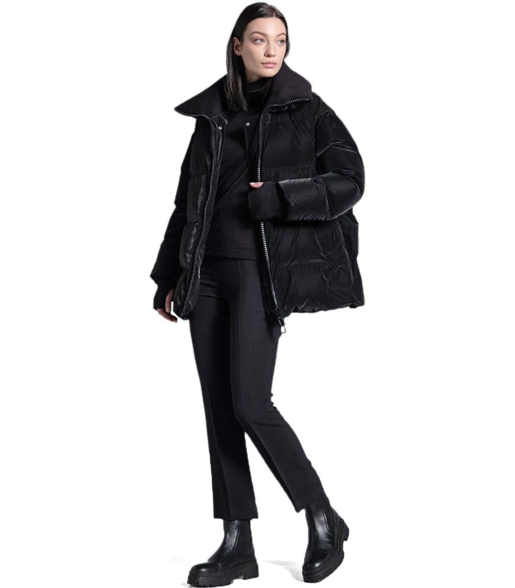 Duno – Glänzende schwarze Daunenjacke