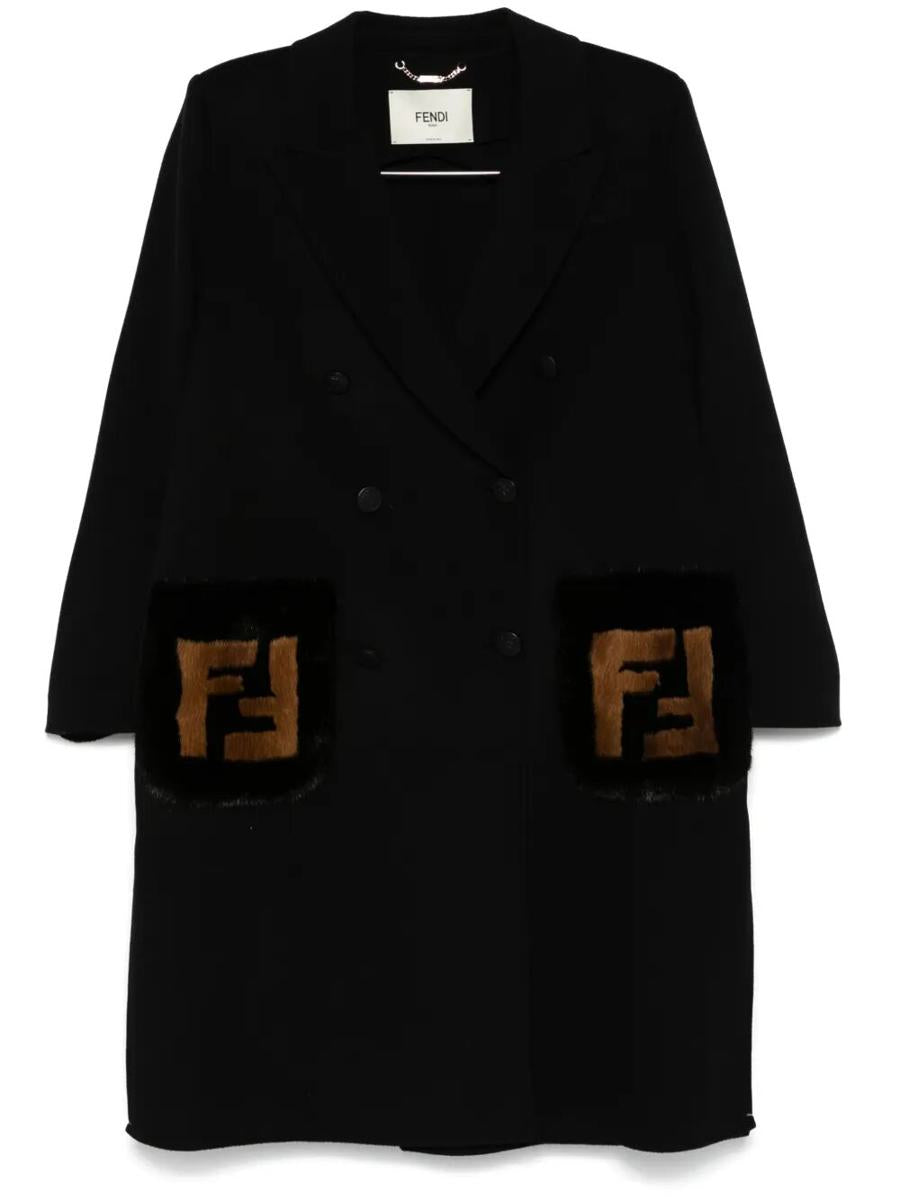 Fendi Wollmantel Kleidung