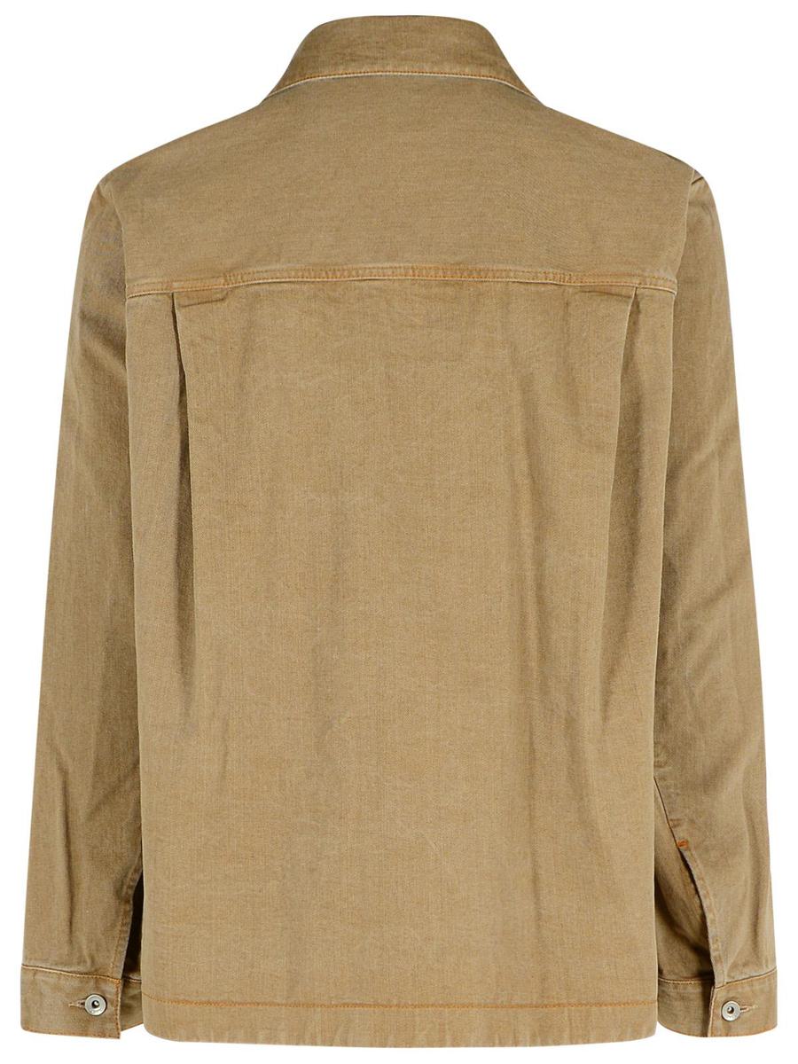 Beige Jeansjacke von Sacai
