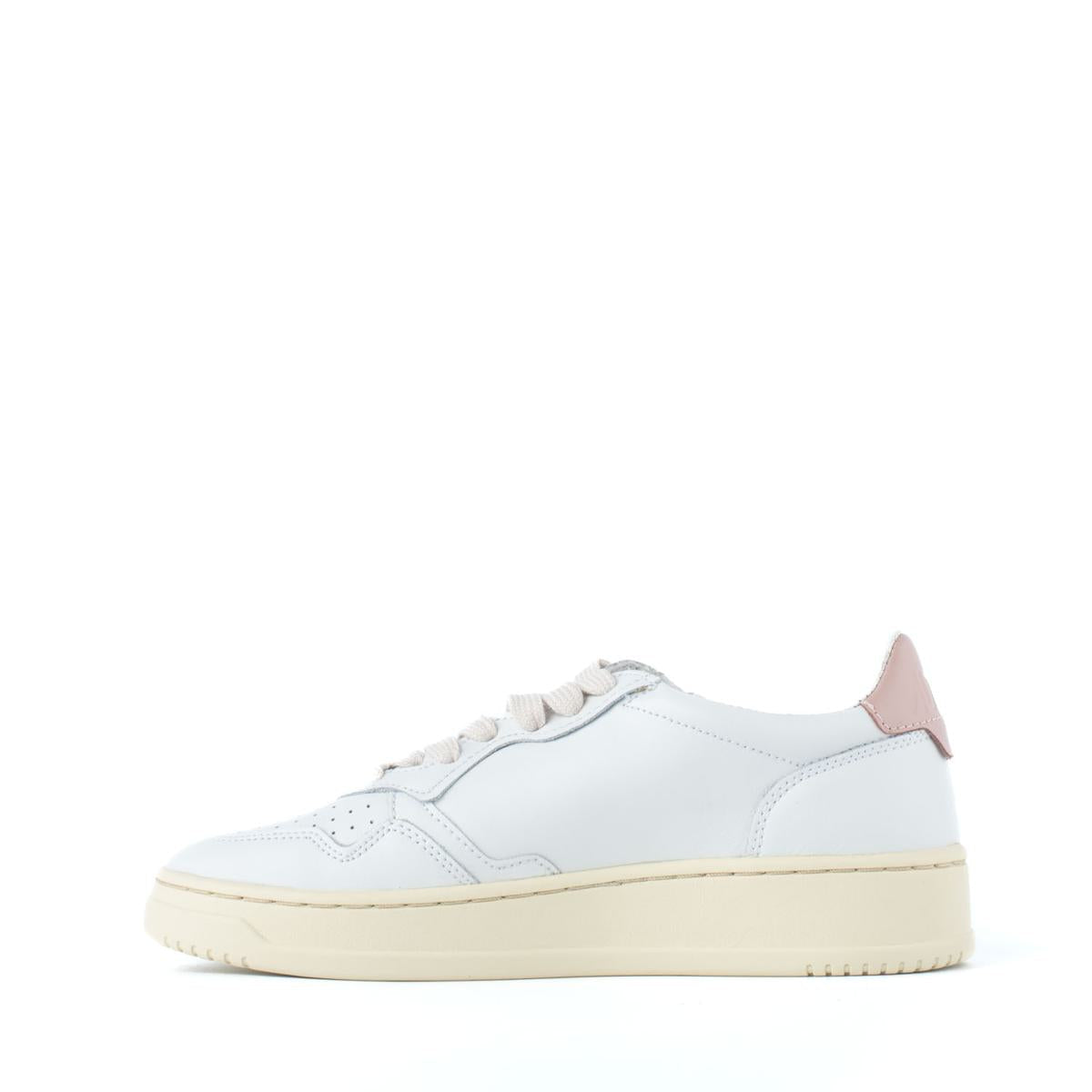 Autry – Leder-Sneaker mit rosa Details