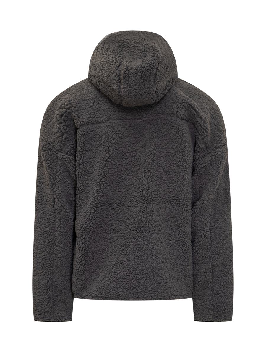 Diesel Diesel Jacke Teddy Zip Logo Grau Herren