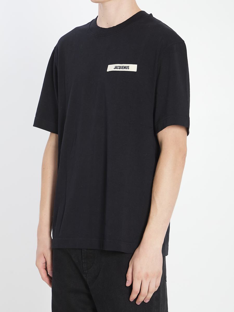 T-Shirt aus Grosgrain
