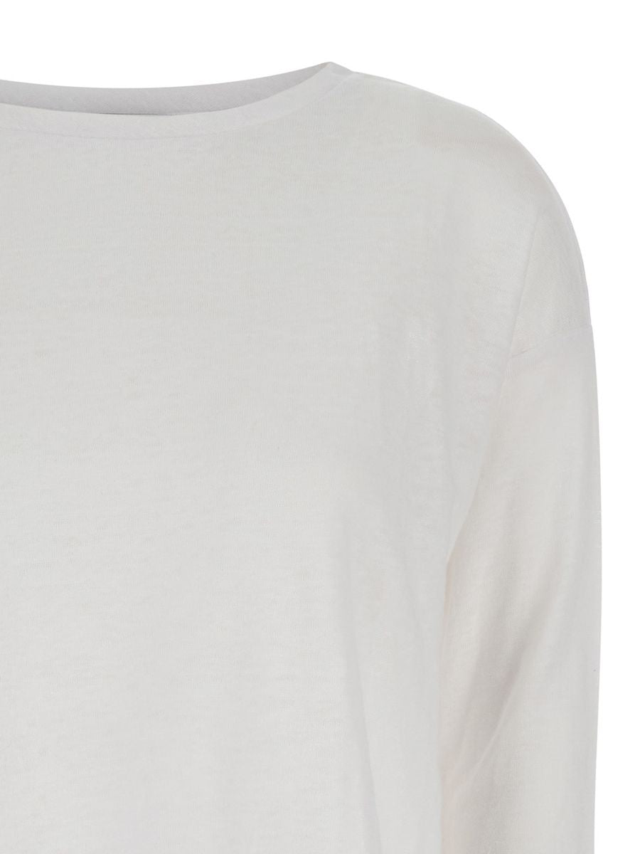 Allude – Hemd mit Boart-Ausschnitt