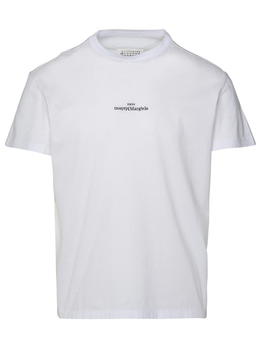 Maison Margiela Weißes Baumwoll-T-Shirt