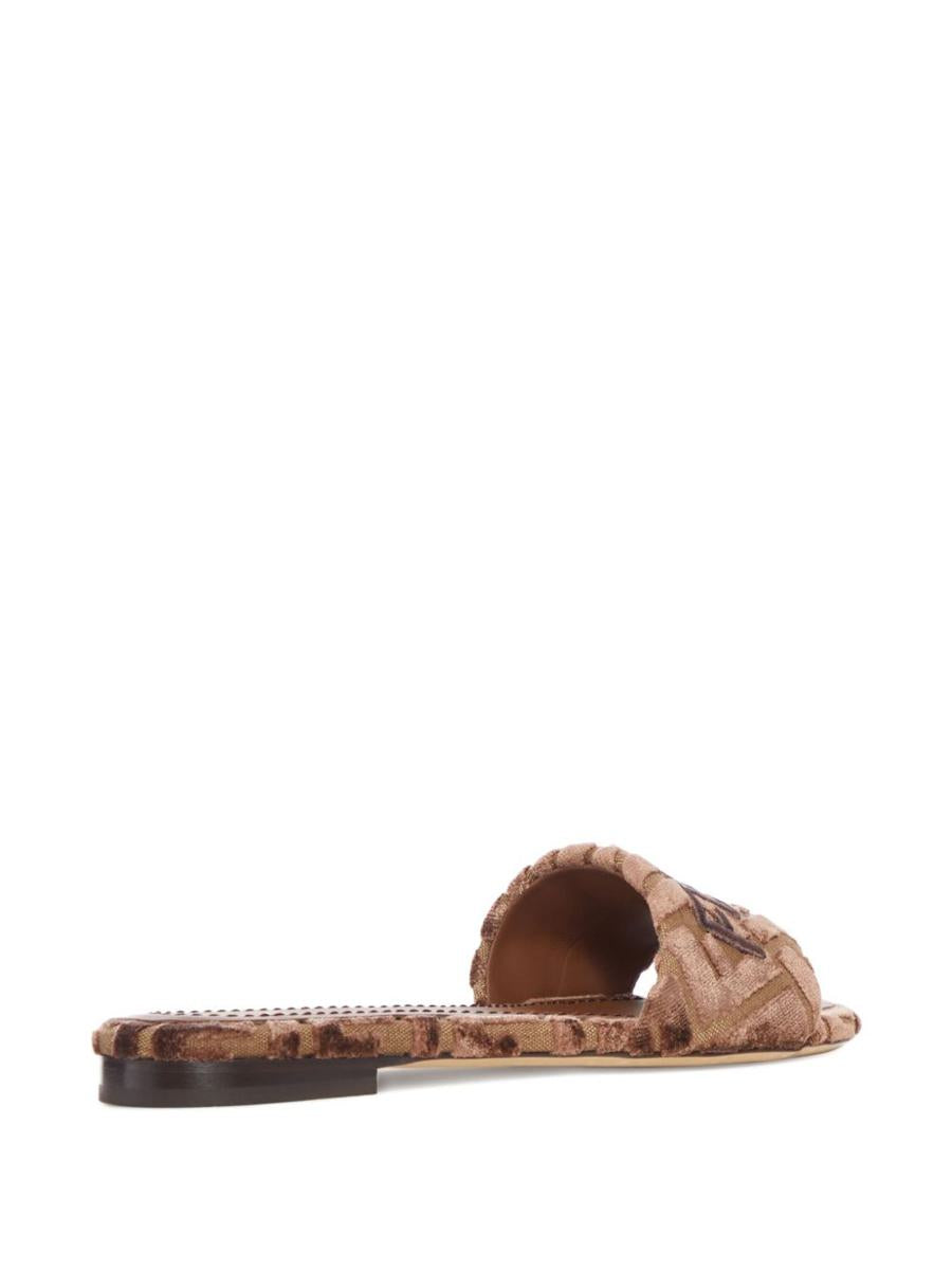 Fendi Fendi Sunshine Samtsandalen