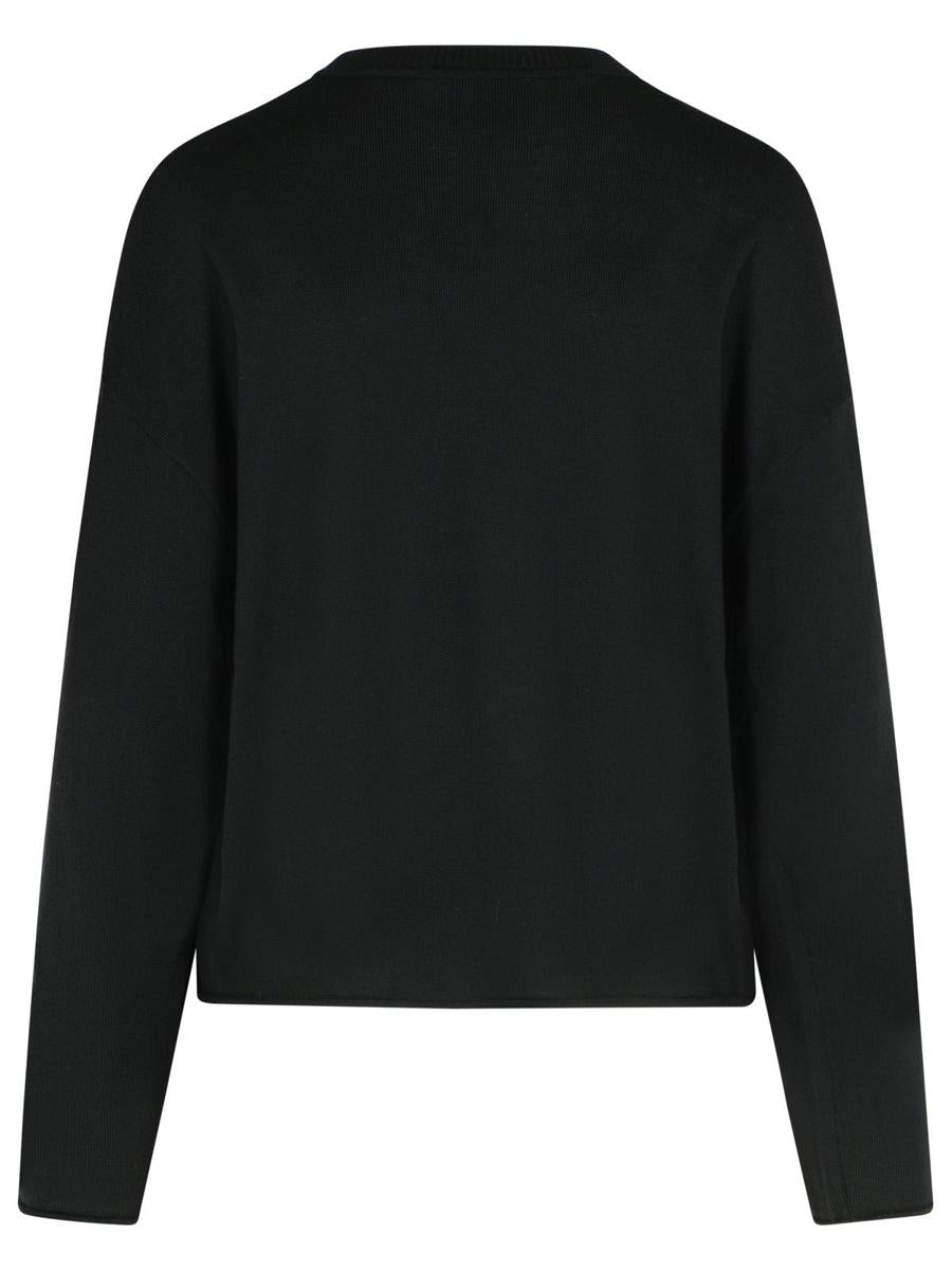 Schwarzer Pullover aus Schurwolle von Moschino Jeans